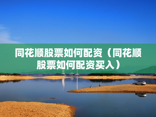 同花顺股票如何配资（同花顺股票如何配资买入）