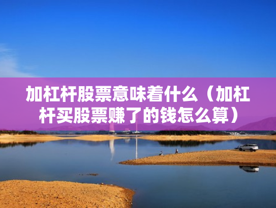 加杠杆股票意味着什么（加杠杆买股票赚了的钱怎么算）