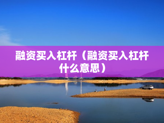 融资买入杠杆（融资买入杠杆什么意思）