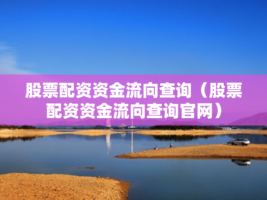 股票配资资金流向查询（股票配资资金流向查询官网）