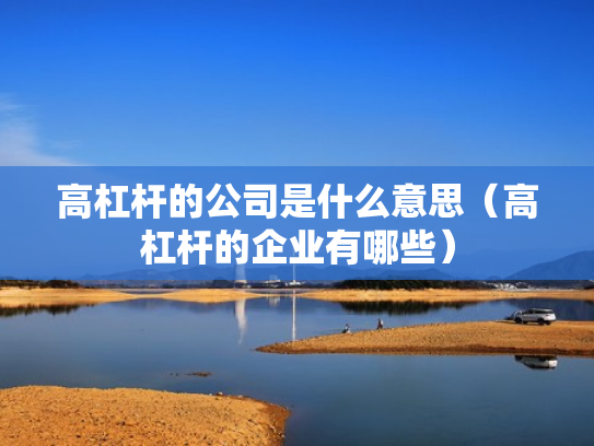 高杠杆的公司是什么意思（高杠杆的企业有哪些）