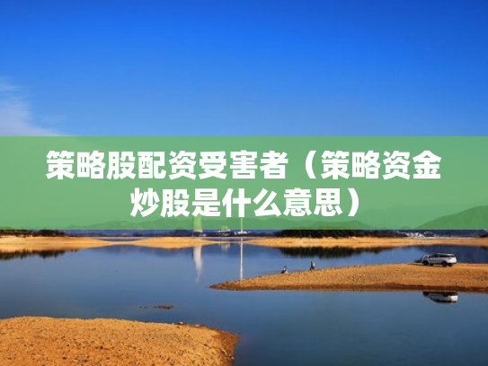策略股配资受害者（策略资金炒股是什么意思）