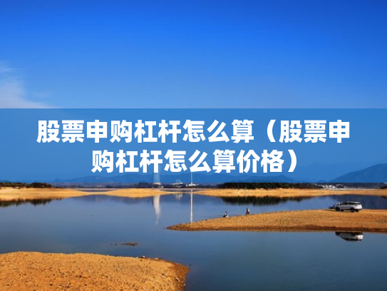 股票申购杠杆怎么算（股票申购杠杆怎么算价格）