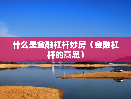什么是金融杠杆炒房（金融杠杆的意思）